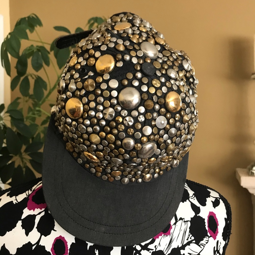 Unique Studded Baseball Hat - image 3